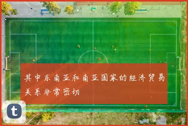 其中东南亚和南亚国家的经济贸易关系非常密切